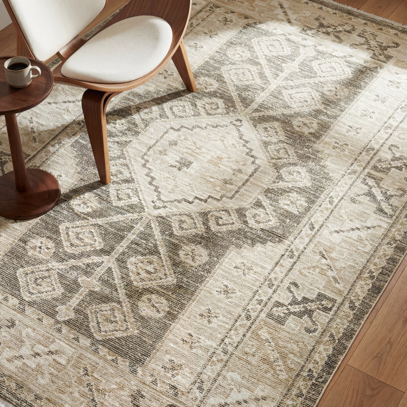 Tapis à franges Olin, Rectangle 2 pi 9 po x 5 pi