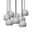 8 - Light Dimmable Dome Chandelier-24259015-24259024-24257280