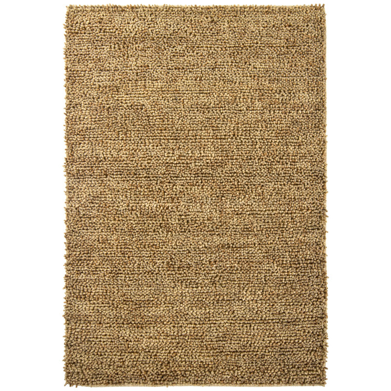 Ambiance Wool Area Rug in Tan, Round 7'9" x 7'9"
