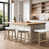 Siège en polyuréthane blanc / structure en bois