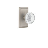 Studio Plate with Crystal Meadows Knob