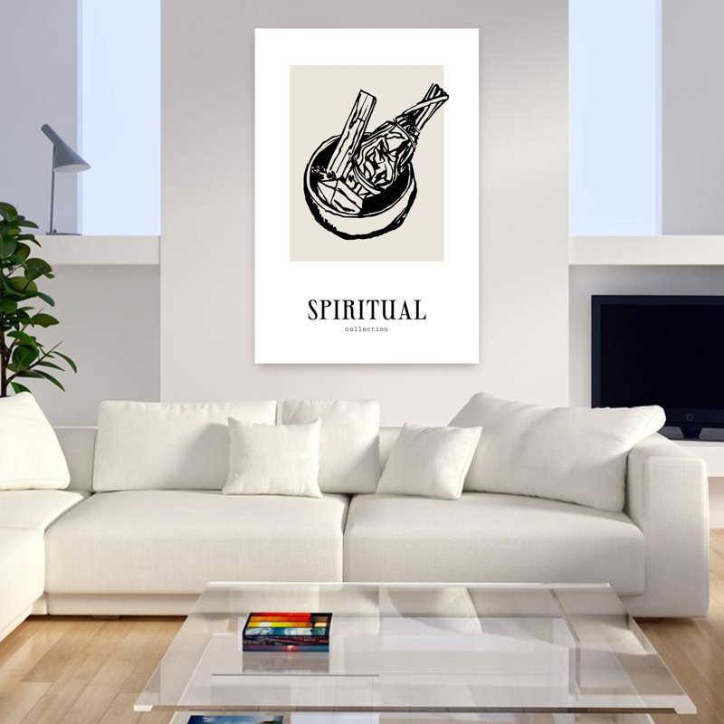 Art contemporain, art contemporain abstrait, H 48 po x l 32 po