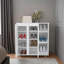 Range-chaussures H 36 po, 2 portes, 11 tablettes, blanc - Chambre-763679779