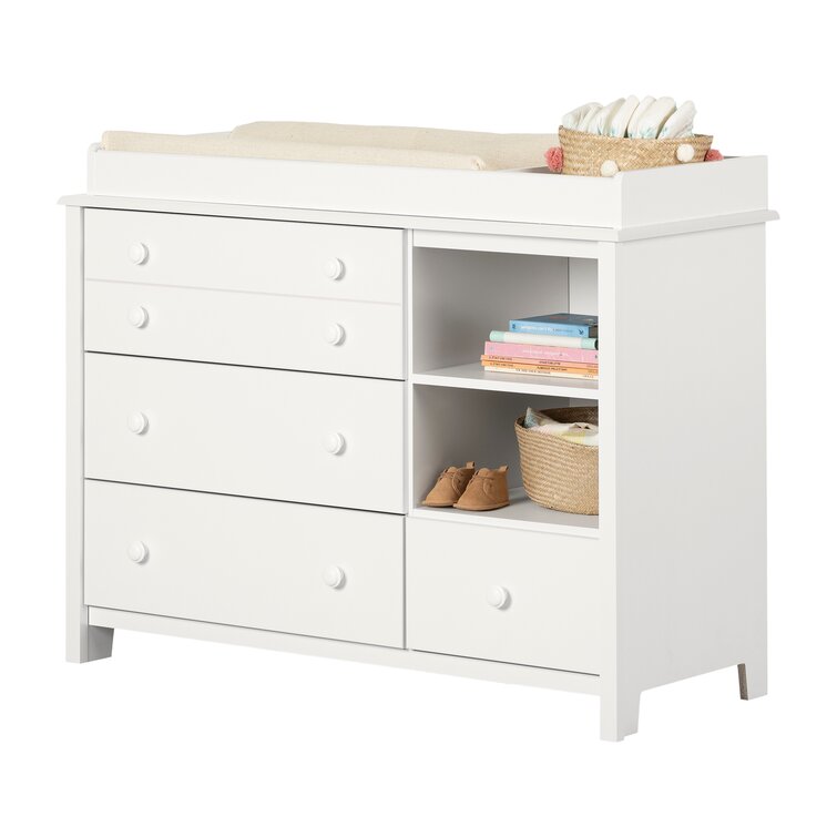 Dresser with changing table, Baby changing table with drawers », Leander