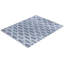 Tapis moderne noué à la main de conception unique - bleu, 9 pi 0 po x 11 pi 10 po Modern