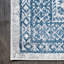 Tapis bleu / blanc Boho Cottage Medallion-193010527