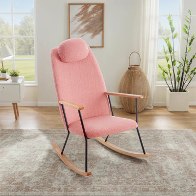 Chaise berçante rembourrée l 24,39 po