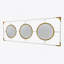 Miroir rond en fer