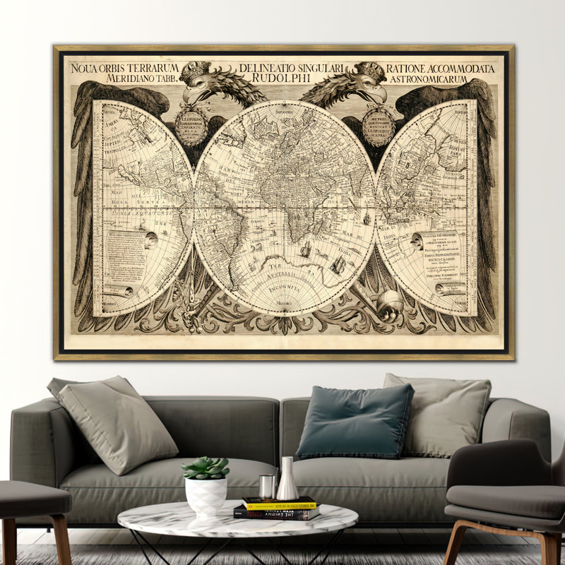 Print on Canvas, 50 cm H x 70 cm W, Gold Floater Framed