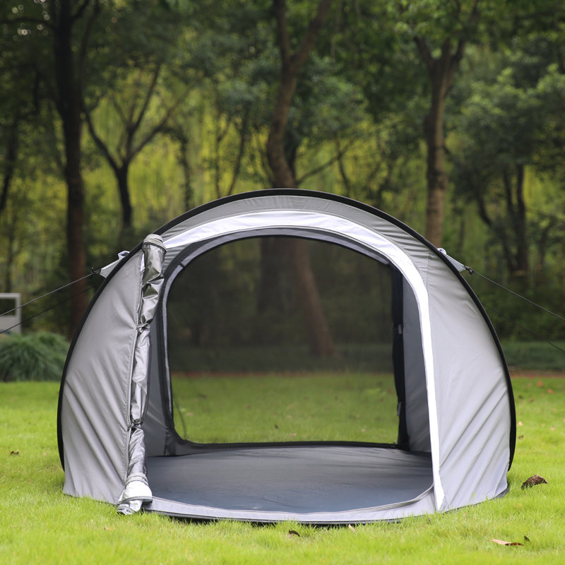 Gray and White 2-Person Four Season Dome Camping Tent