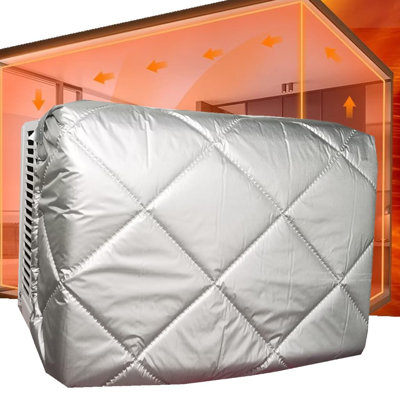 Anti-Fall Thickened Window Air Conditioner Cover Inside ?Silver?- Windproof Waterproof Insulated - Universal Window AC Unit Cover For Indoor(XL-25.6*1 by Ivy Bronx