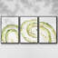 Lichen Halo IV - Ensemble de 3 reproductions encadrées sur toile-97812012-97812014