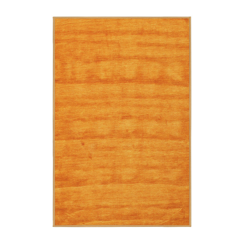 Tapis contemporain jaune, Rectangle 2 pi x 3 pi