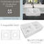 Vineyard 33'' L Double Basin Kitchen Sink