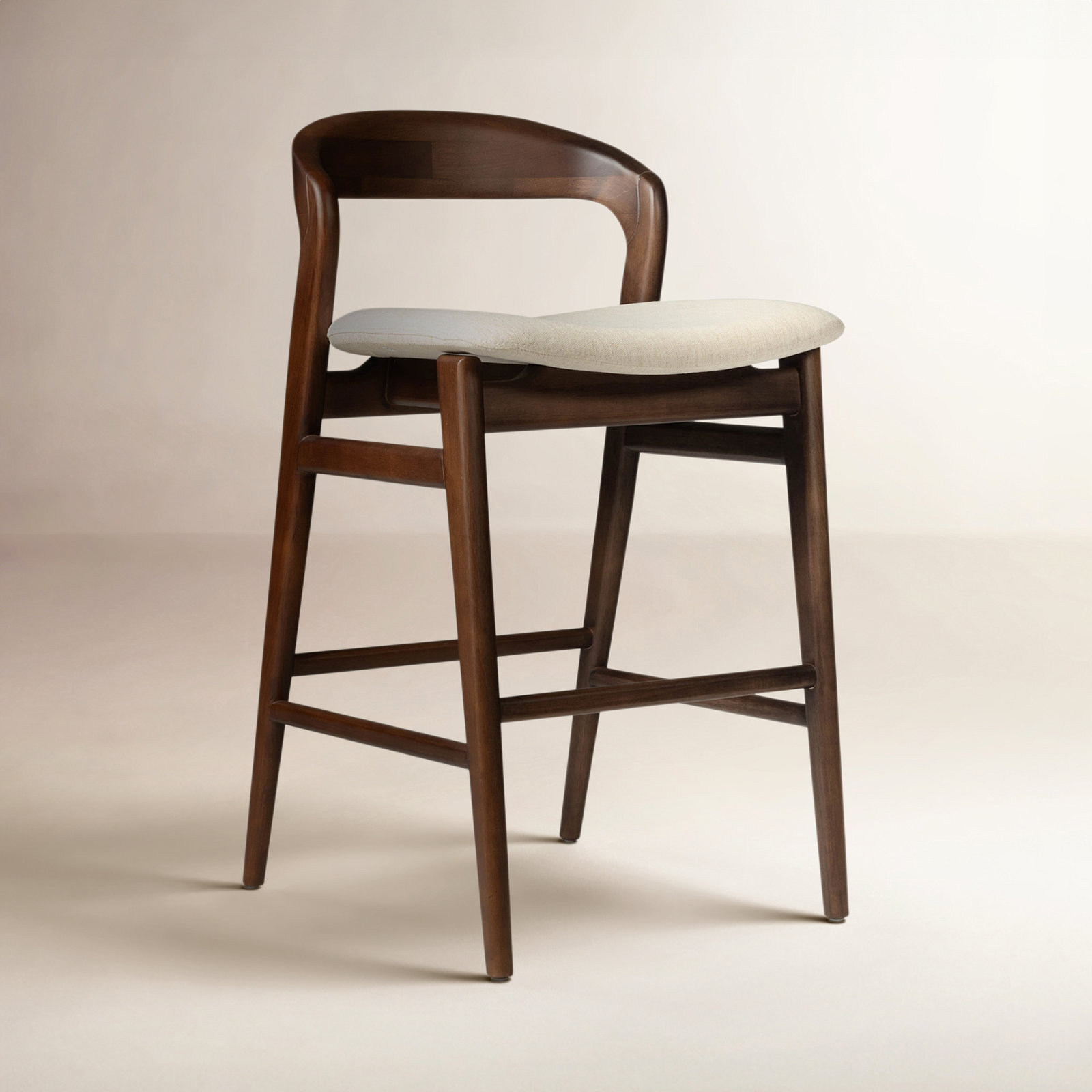 Anela Bar and Counter Stool, Medley Ivory Performance Basketweave, Counter Stool (25.25" Seat Height)