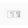IronTones® Kohler 33" L x 18.75" W Drop-in Smart Divide Double-Equal Kitchen Sink