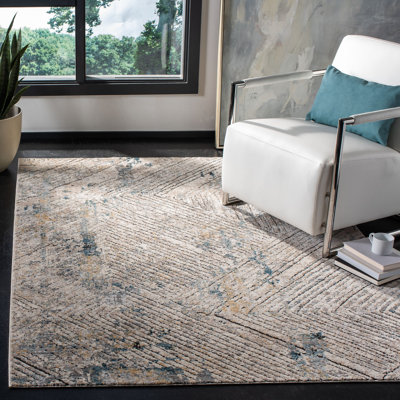 Oritz 100 Performance Abstract Rug