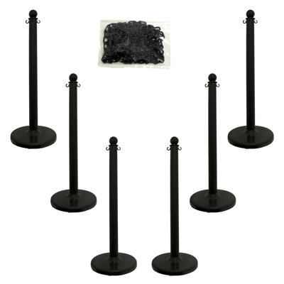 Ensemble de 6 poteaux de chandelier