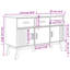 Buffet Vidaxl OLDEN brun 44,9 po x 16,9 po x 28,9 po pin massif
