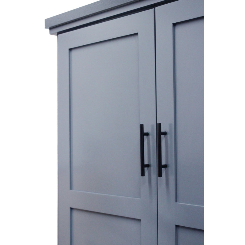 Armoire Jayliz, Bleu foncé