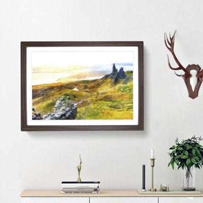 Old Man of Storr in the Isle of Skye - Picture Frame Graphic Art Print