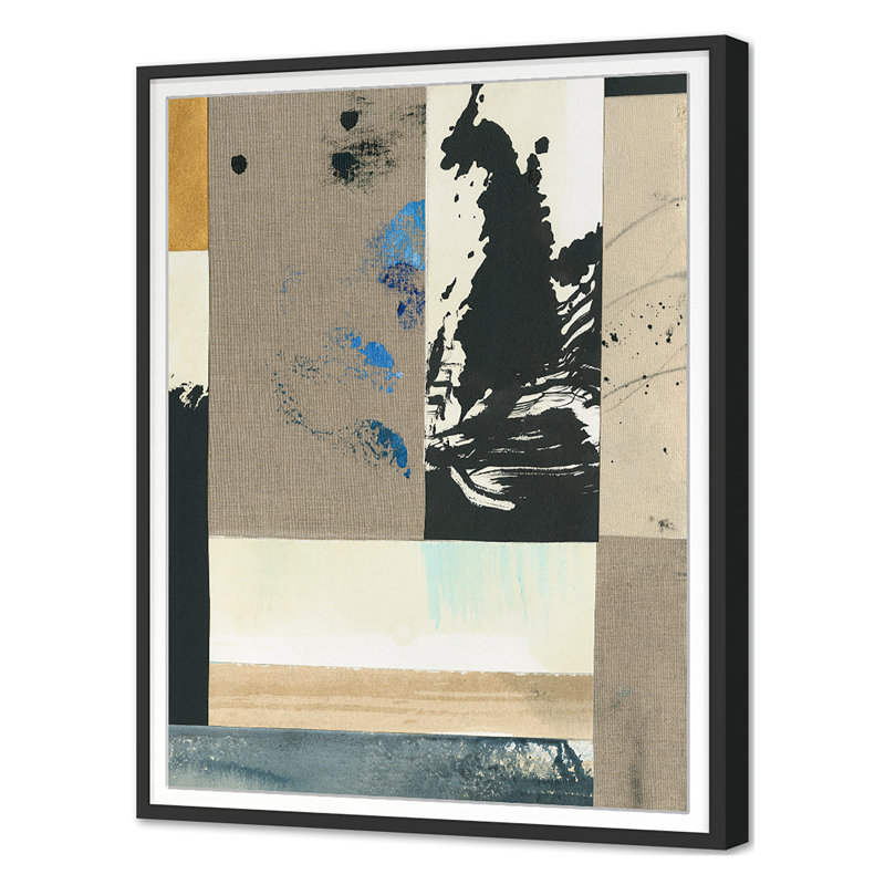 Assemblage 1 Print by Ngo, PC, Black Single Picture Framed, 44'' H x 33'' W