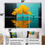 Dan - Ensemble de décoration murale paysage abstrait-108310341-108310346