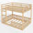 Full Over Full Bunk Bed With Full Guardrails-2058943240