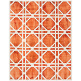 Dip Dye 721 Area Rug In Ivory / Orange
