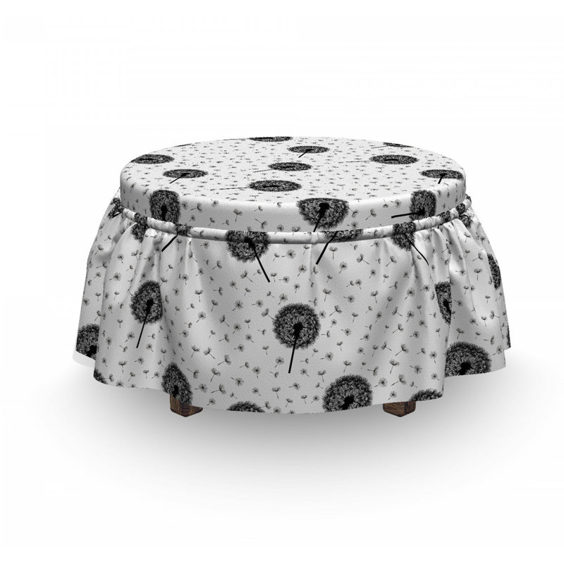 Housse pour regonfler repose-pieds fleur de printemps