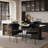 Modern Sherpa Boucle Upholstered Dining Chair-974819392-974819395-989956558