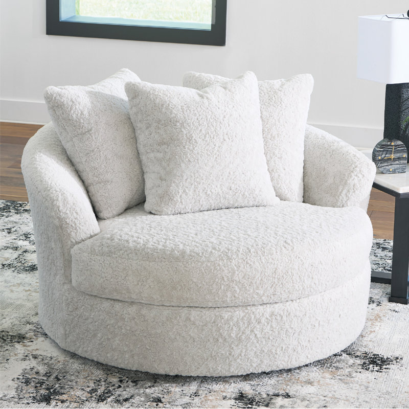 Fauteuil d'appoint pivotant surdimensionné Snodoodle