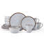 Barrett 16-Piece Stoneware Dinnerware Set, Service for 4