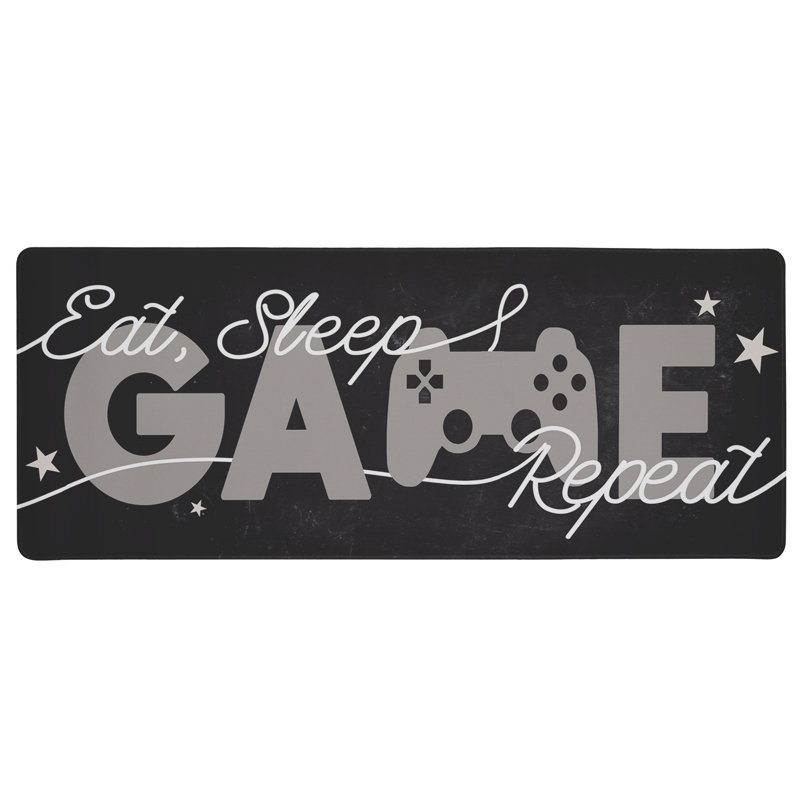 Tapis de bureau Eat Sleep, 40 x 16