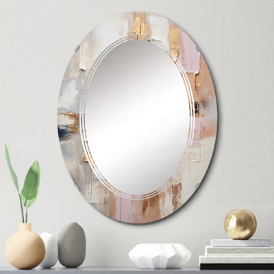 Meadbrooke - Miroir mural moderne ovale