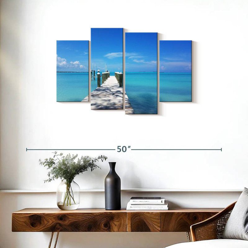 Exuma bahamas dock Aletra, H 22 po x l 36 po