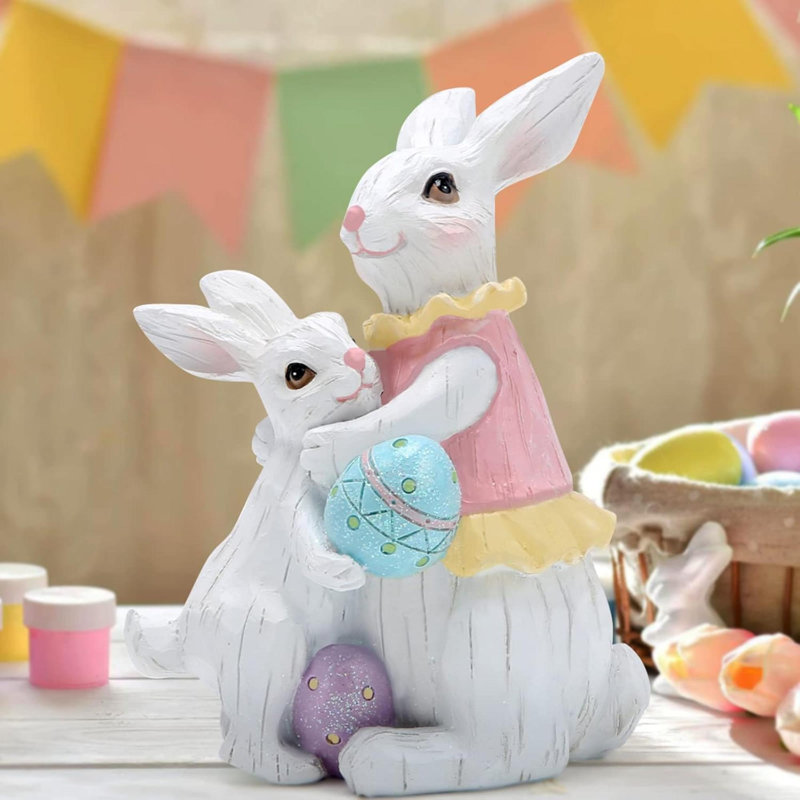 Figurines de lapin de Pâques