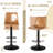Set of 4 Adjustable Bar Stools-120554037
