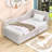 Twin Corduroy Upholstered Daybed with Built-in Storage Drawers-1606374991