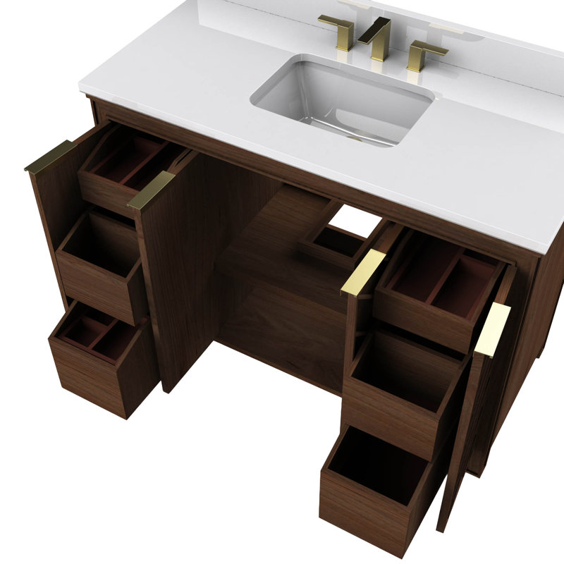 FLW Progression Wood Sink Vanity, 48