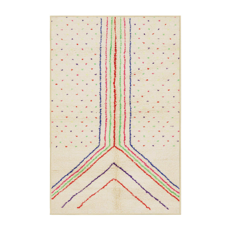 Tapis abstrait moderne 670, Rectangle 3 pi x 5 pi