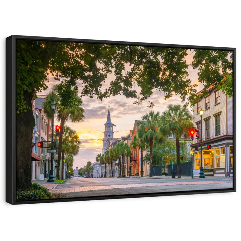 " Historical Charleston Streets ", 25" H x 37" W