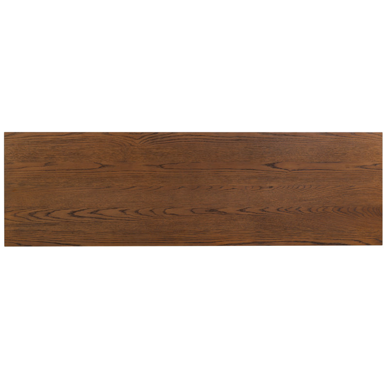 Tobiette 6 Drawer Wood Dresser, Medium Oak