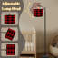  Lampe sur pied arc rouge et noir Buffalo Plaid