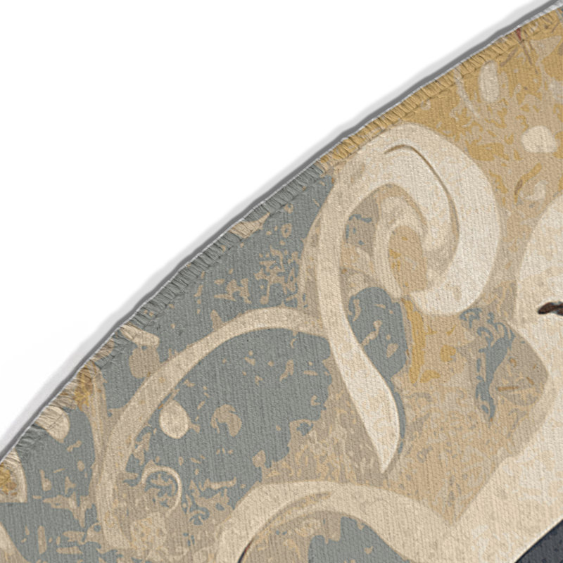 Snappy Flicker Indoor And Outdoor Area Rug, Round 5'