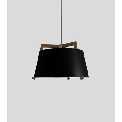 Luminaire suspendu cylindrique unique à 3 lumières Ignis