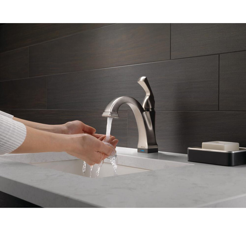 Dryden Touch2O Bathroom Faucet with Touchless Technology, Brilliance Stainless