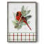 Reproduction encadrée de la collection Winter visiteur B - bois massif-326097921