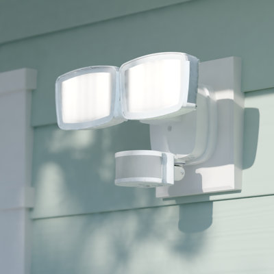 15.5 Watt LED Dusk to Dawn Outdoor Security Flood Light -with Motion Sensor (pack of 1)