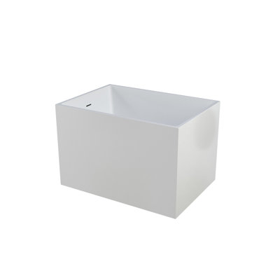 Baignoires autoportantes autoportantes en acrylique, forme rectangulaire (blanc)